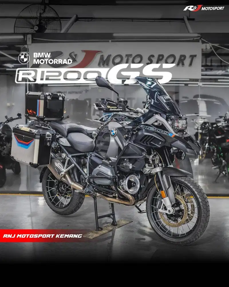 BMW GS K51 k50 R1200 R1250 Hitam Triple Black Tahun 2016 PMK 2017