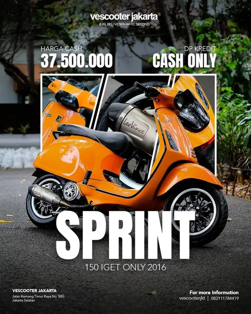 VESPA SPRINR 150 IGET 2016