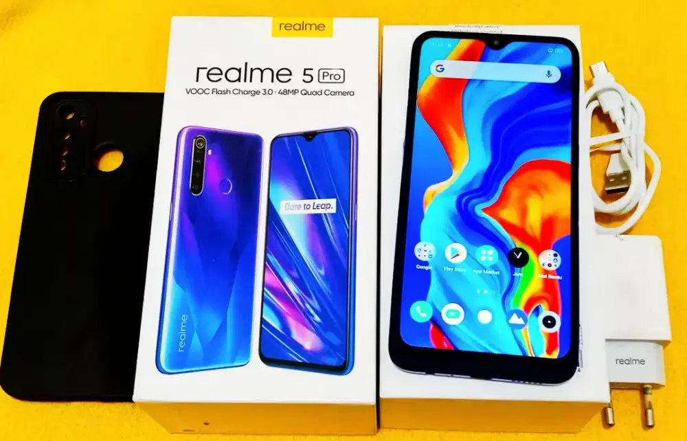 REALME 5 PRO 4GB/128GB LENGKAP ORI