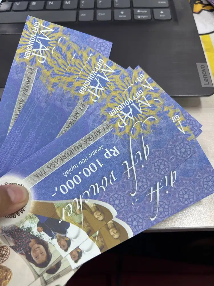 Voucher MAP buat belanja belinji nih!