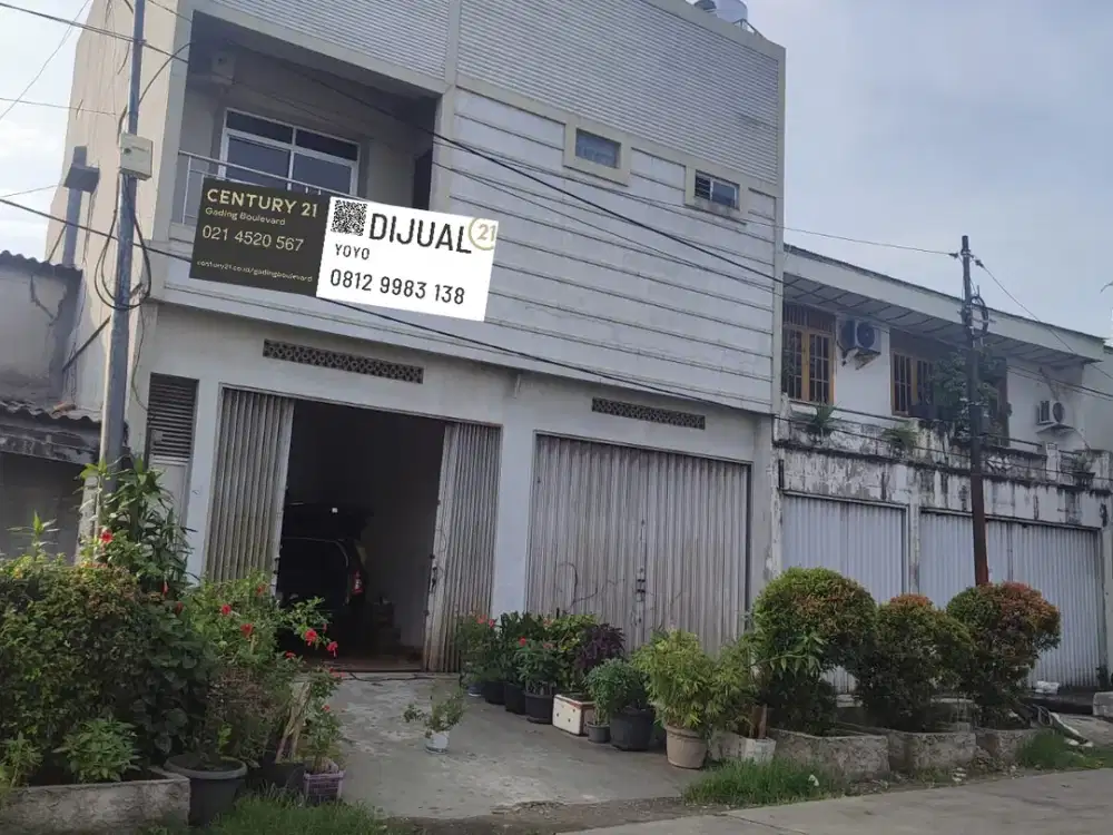 Jual Murah Turun Harga Ruko Pademangan 4Lt Strategis Dekat Pasar