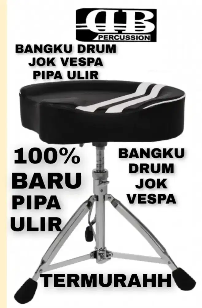 100%baru TERMURAH JOK VESPA BANGKU DRUM PIPA ULIR
