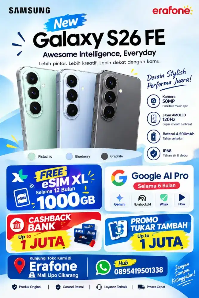NEW PRODUK SAMSUNG GALAXY S26FE