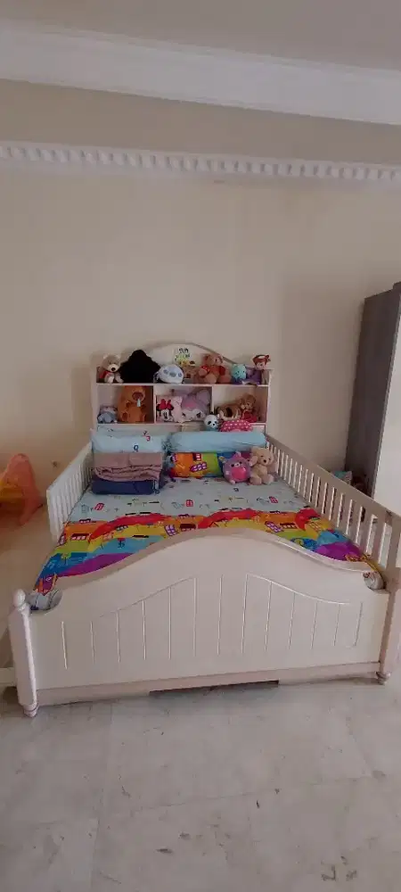 Tempat Tidur Princess Anak spring bed ukuran 160cm Queen