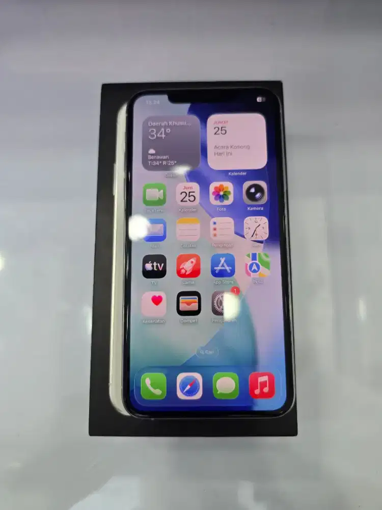 Iphone 11 Pro Max 256Gb Silver Fullset Original -MasterCom