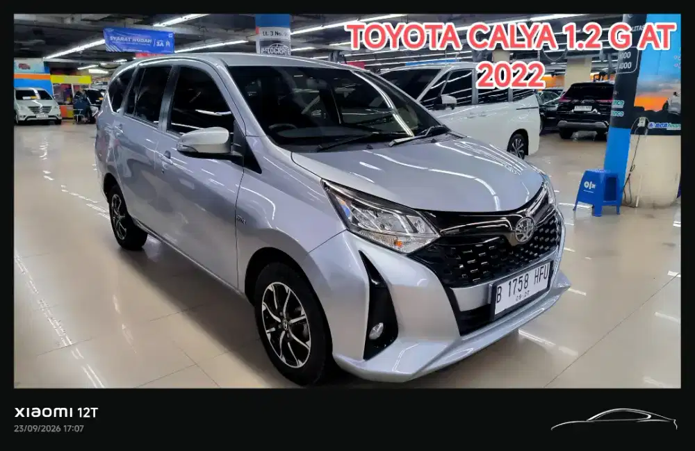 km 8 ribuan TOYOTA CALYA 1.2 G AT 2022 KONDISI ISTIMEWA