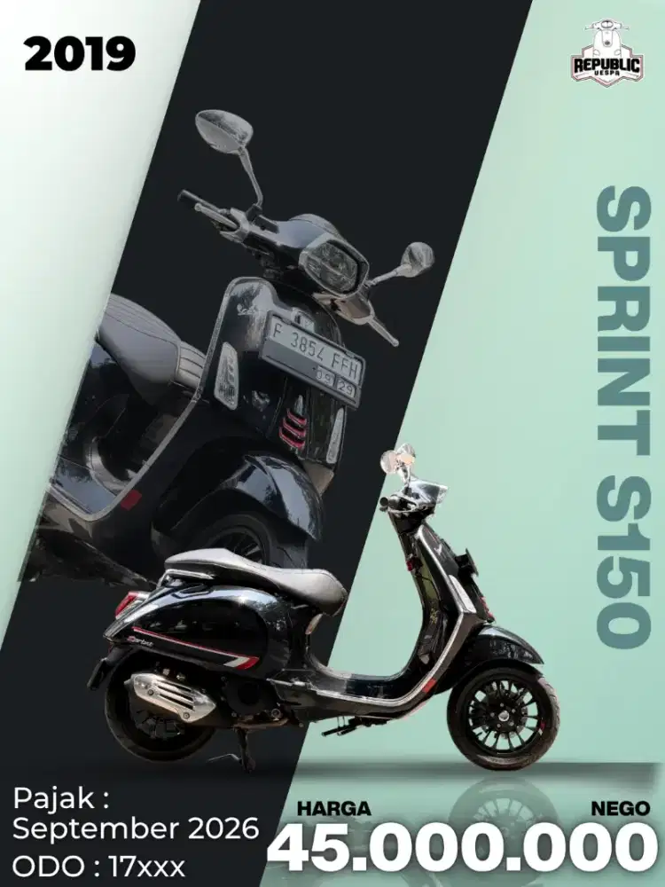 PIAGGIO VESPA SPRINT S150 IGET ABS FACELIFT 2019