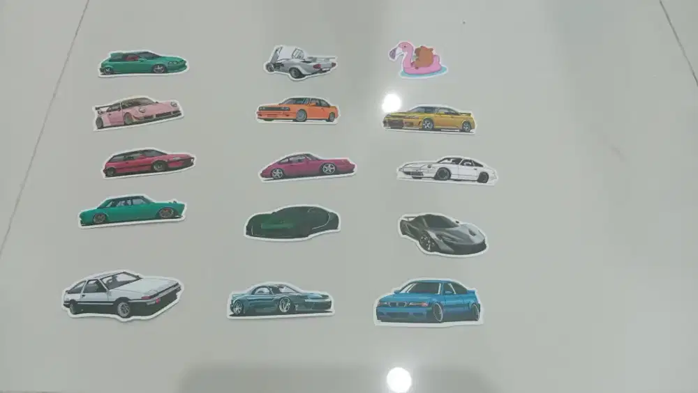 Stiker mobil 1 set