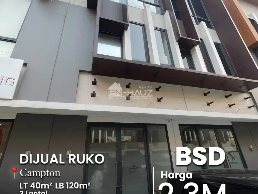 (MC) DIJUAL RUKO CAMPTON, BSD