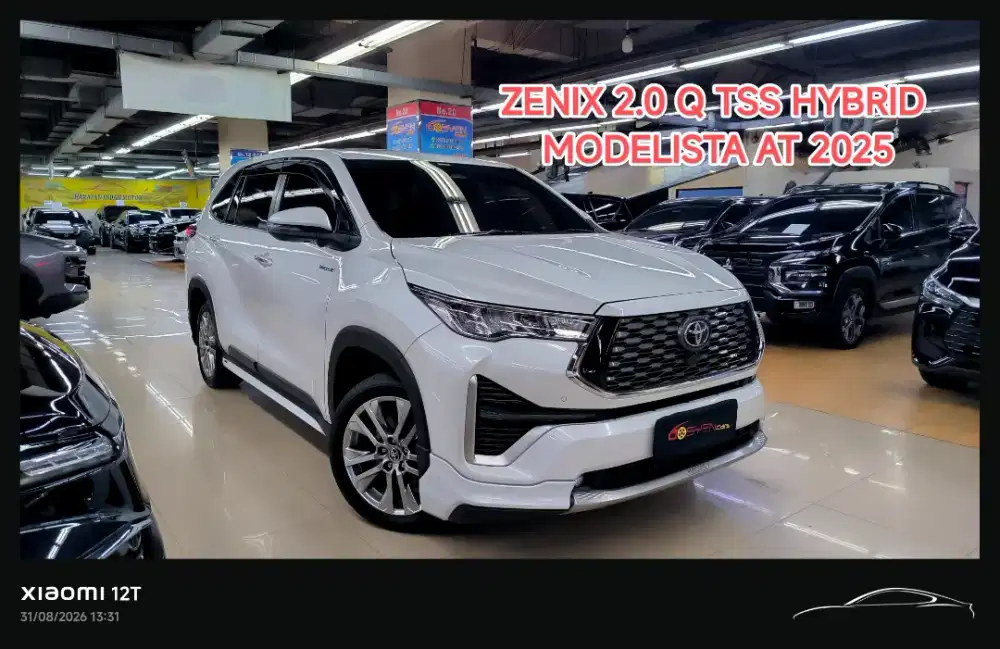 km 14 ribu TOYOTA ZENIX 2.0 Q TSS HYBRID MODELISTA 2025 ISTIMEWA