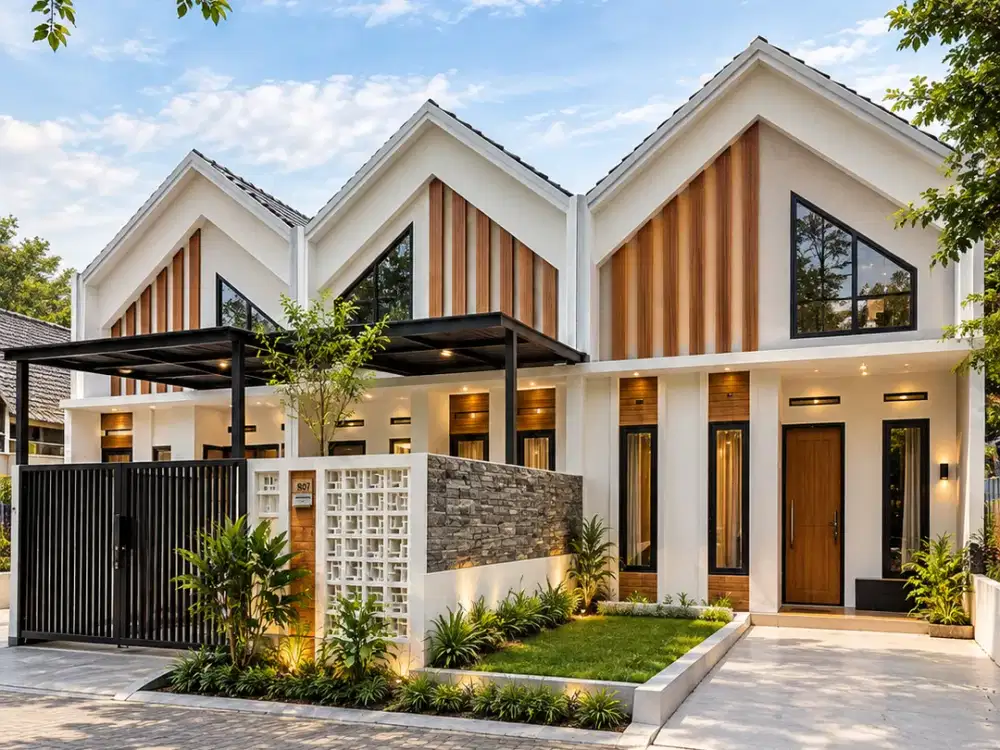 Tersisa 5 unit rumah scandinavian,SHM READY,bisa KPR
