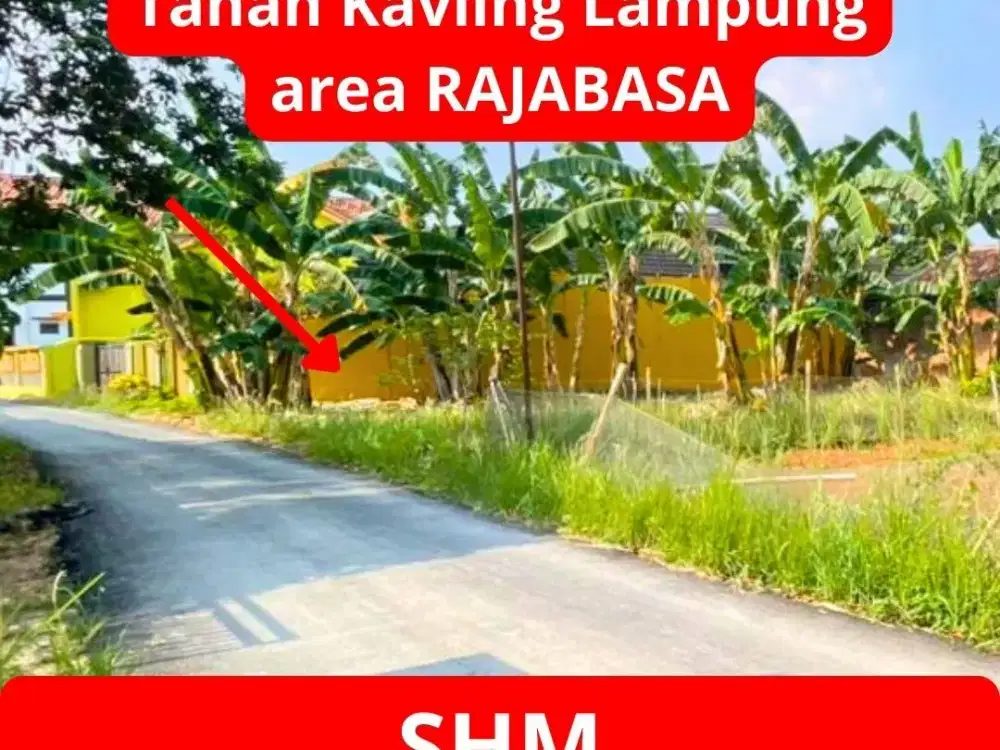 Kavling Lampung area Rajabasa 5 Menit ke Mall Ciplaz
