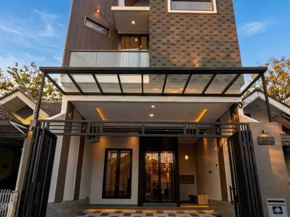 DIJUAL RUMAH BRAND NEW 2LT FULLY  FURNISH DEKAT DG TOL PAMULANG,POL TRANSJAKARTA DI PAMULANG ESTATE TANGSEL