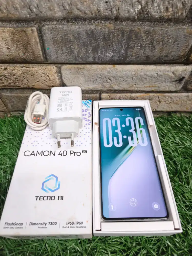 Techno Camon 40 Pro 5G 8/256 Lengkap Orian