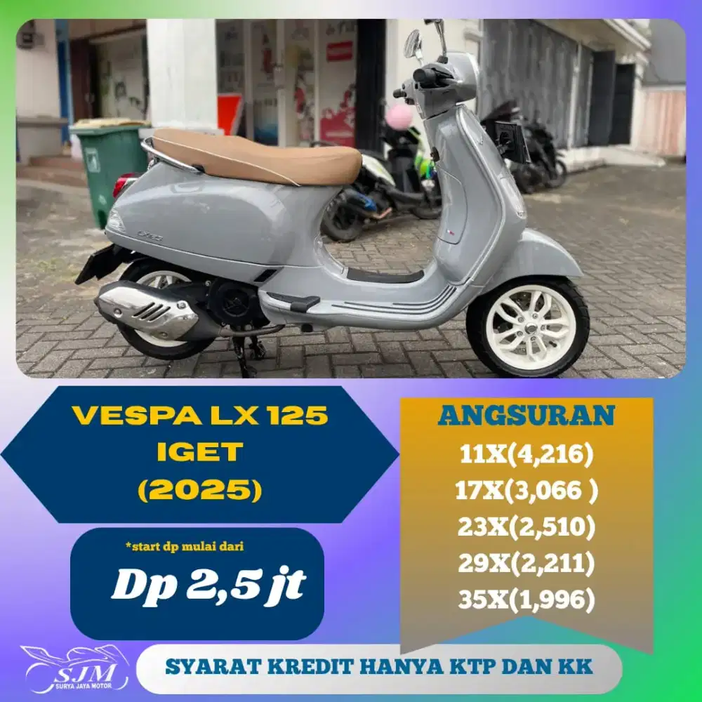 VESPA LX 125 IGET 2025 CASH & KREDIT