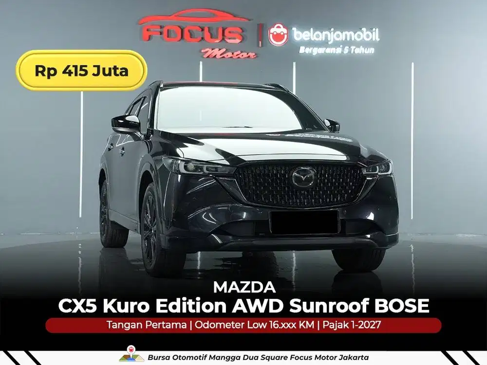 [ GARANSI 5THN AWD KM 16RB ] Mazda CX5 CX 5 CX-5 Kuro 2022/2023/2024