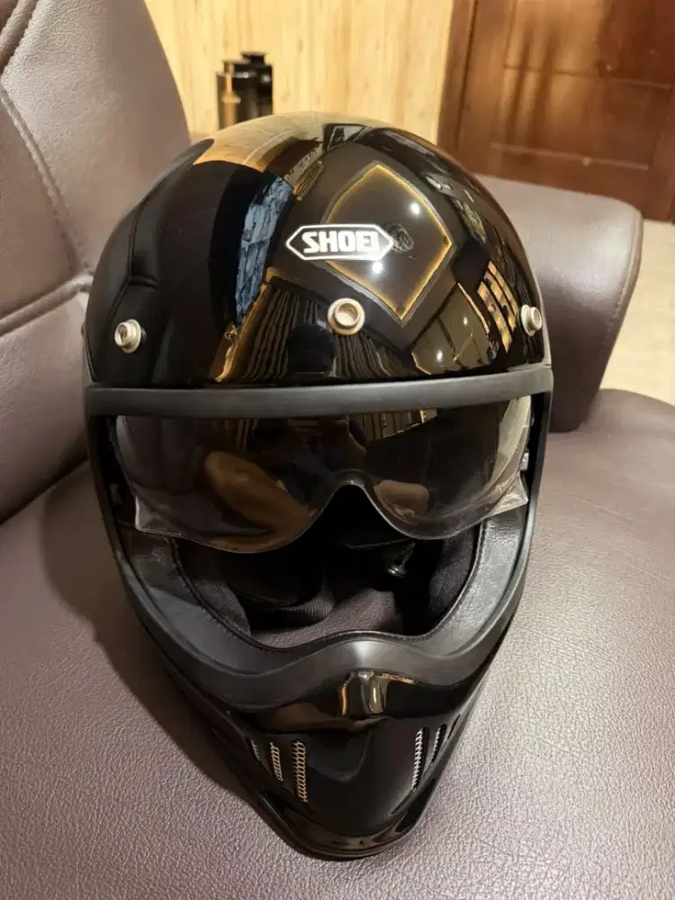 Helmet Shoei EX-zero Black Size XL 61cm like new..