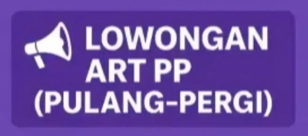 Lowongan ART PP Citra Raya