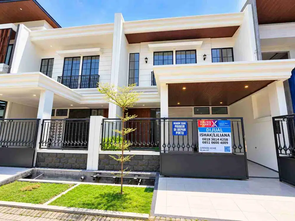 Sisa 1 unit.. Rumah Mewah Araya Surabaya lebar 8 ROW dekat Mall dan akses tol
