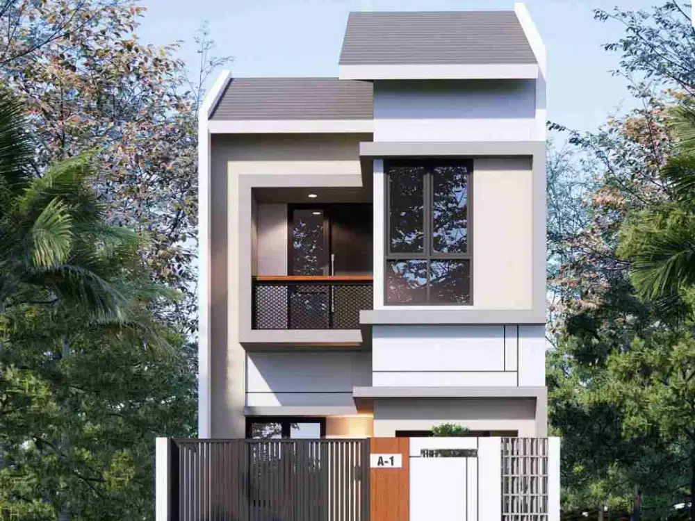 [3 KT] Rumah Jati Bening 2 Lantai LB 80 m2 (Dekat LRT & Tol) Bekasi