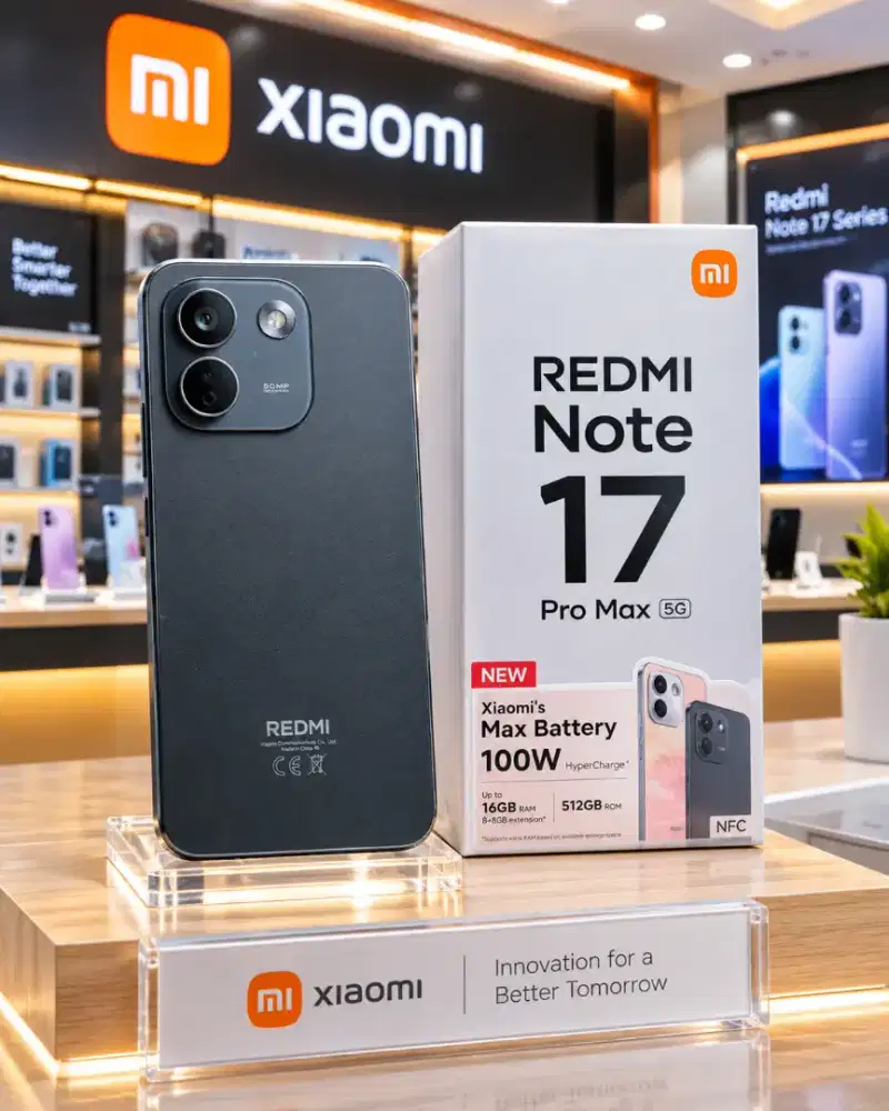 Redmi Note 17 Series Promo Cashback
