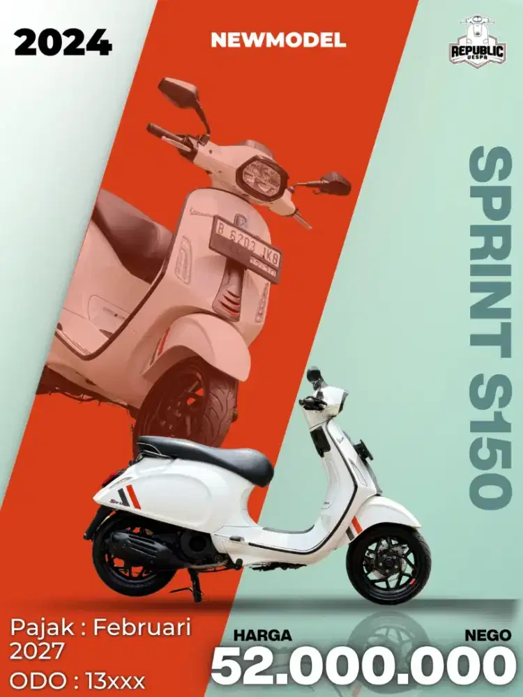 PIAGGIO VESPA SPRINT S150 TAHUN 2024