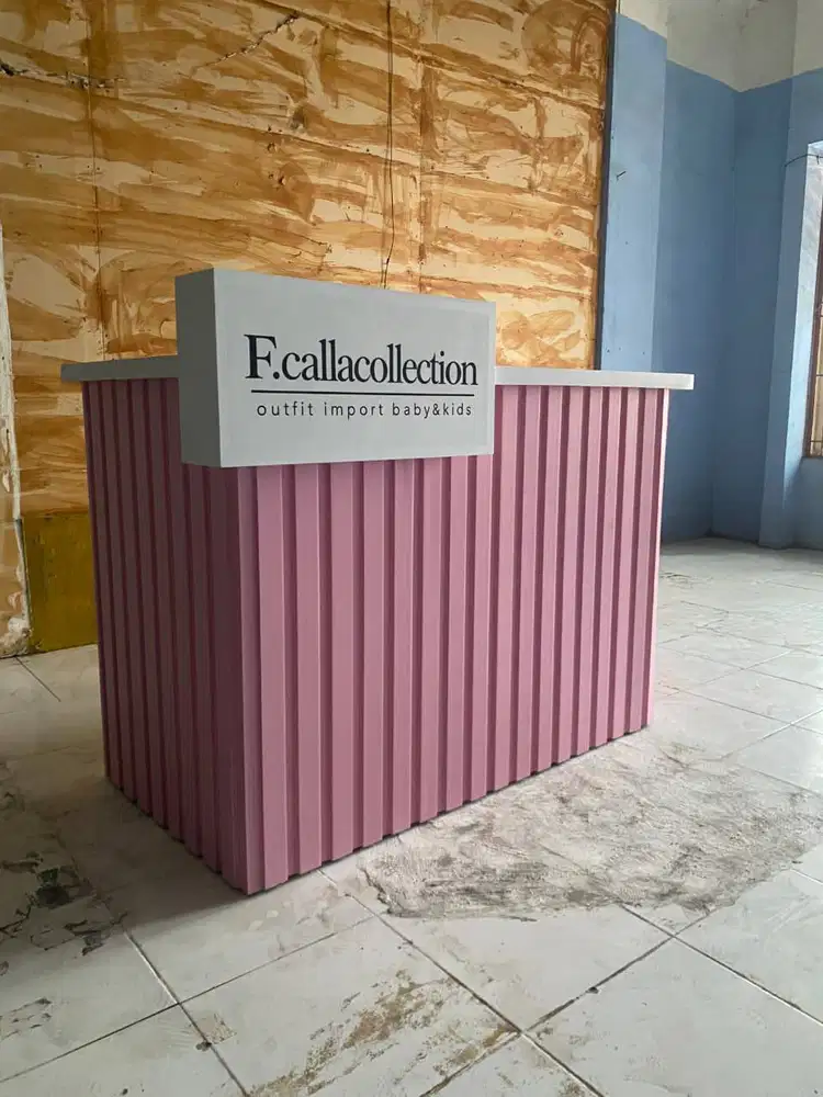 Meja Kasir Counter Kasir Custom Minimalis  | Meja Receptionist Toko