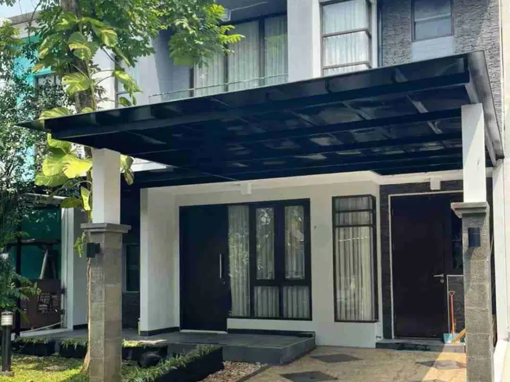 DIJUAL RUMAH 2LANTAU DILINGKUNGAN YG ASRI DAN NYAMAN. CLUSTER FORESTA BSD