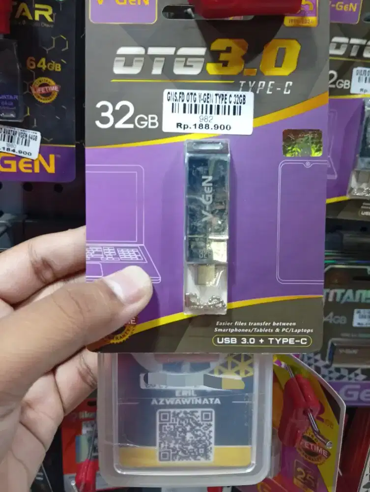 GNS.FD OTG V-GEN TYPE C 32GB l ATLANTIS DAHSYAT