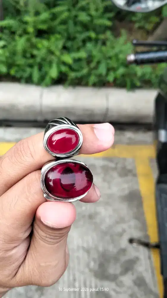 Batu akik red Baron sama siem