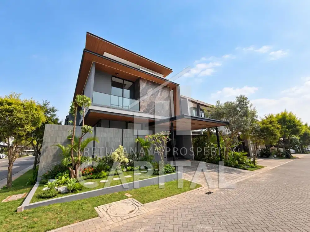 RUMAH HOOK NAN ESTETIK DILENGKAPI DENGAN REFLECTING POOL DI TATAR LOKACITRA KOTA BARU PARAHYANGAN
