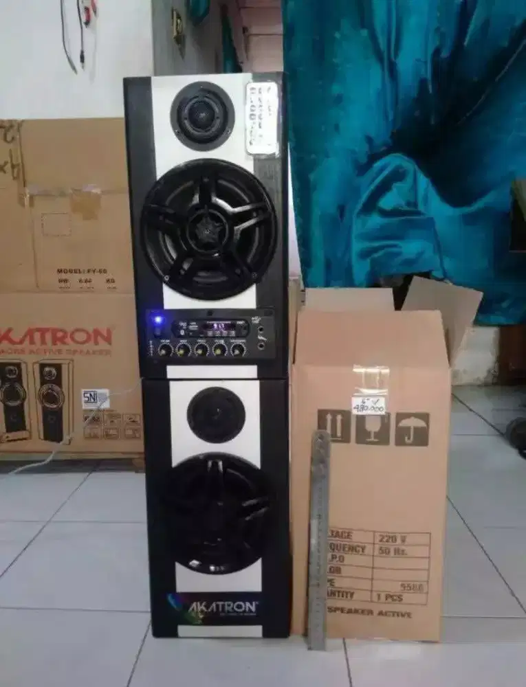 Speaker 6 inch 2 box baru
