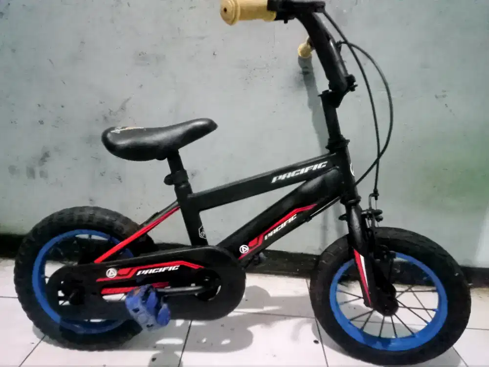 Dijual sepeda BMX merk PACIFIC ring 12 kondisi masih bagus Kker normal