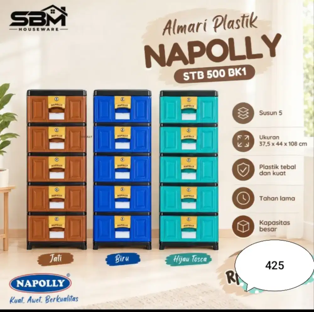 Almari Plastik Susun 5