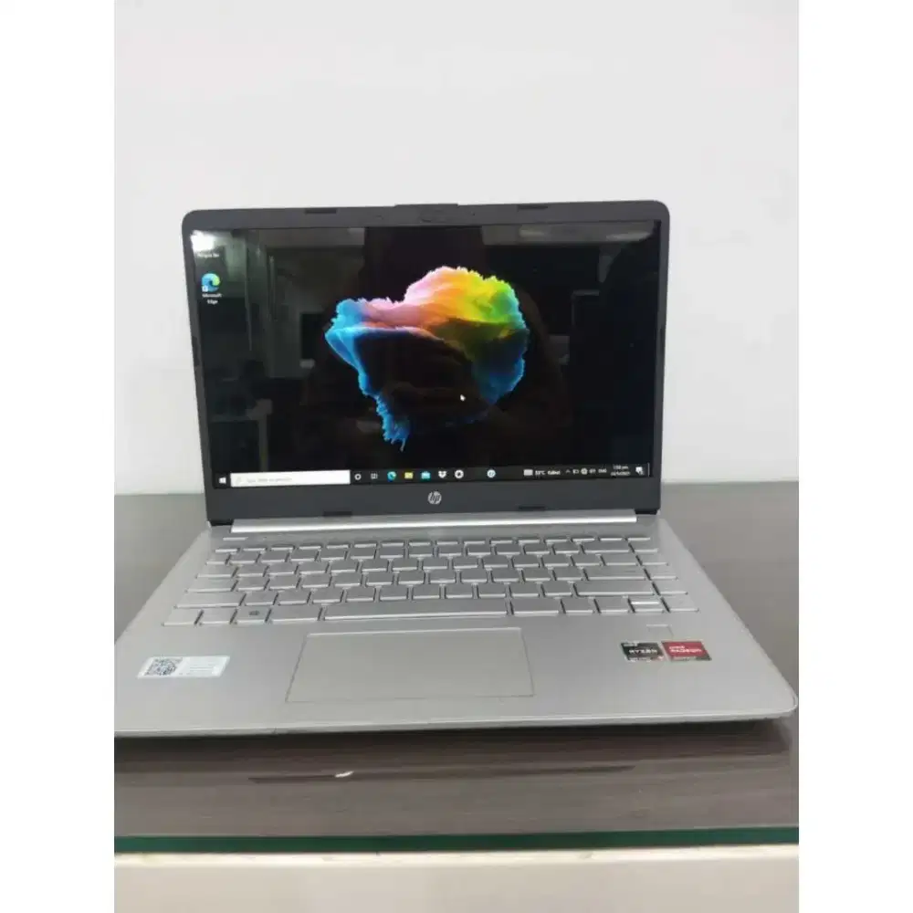 Hp 14s silver 8/512 fullset dus buku tas