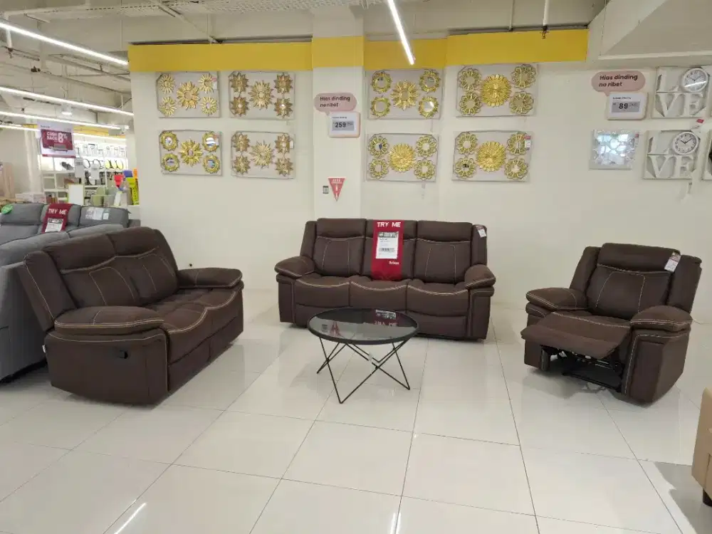 PROMO SOFA RECLINER SET WINCH