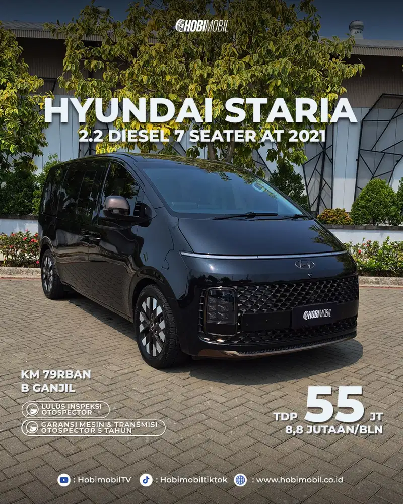 Staria 2.2 Diesel 7 Seater AT Thn 2021