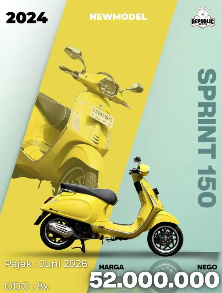 PIAGGIO VESPA SPRINT 150 TAHUN 2024