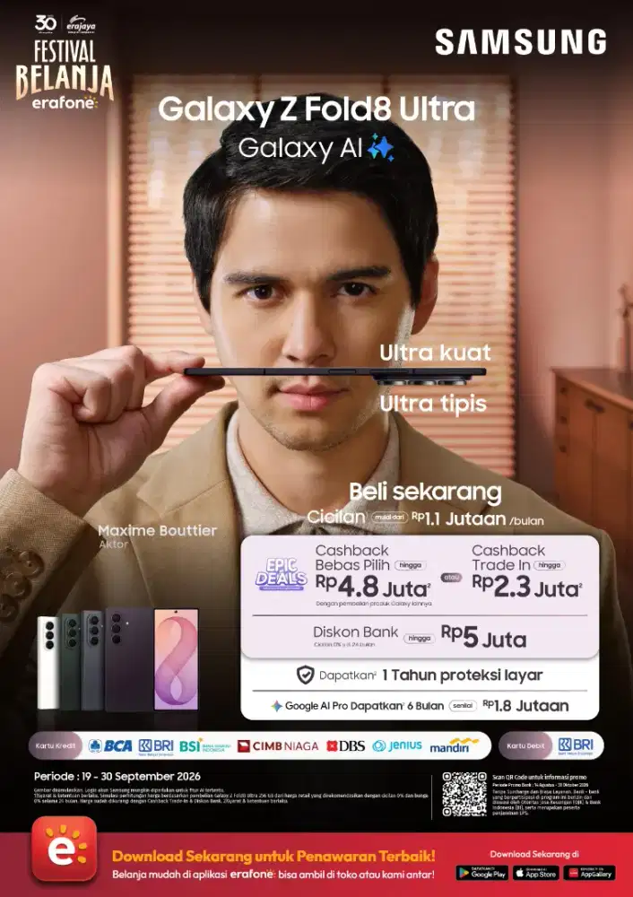 Samsung Galaxy Z Fold8 Ultra (BNIB / Baru Segel) Garansi Resmi SEIN