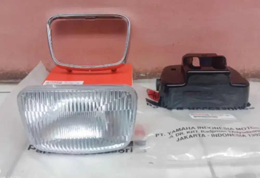 Headlamp/lampu depan oval rx king new / scorpio
