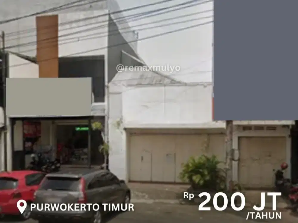 Disewakan Ruko Strategis!! Area Pusat Kota Purwokerto