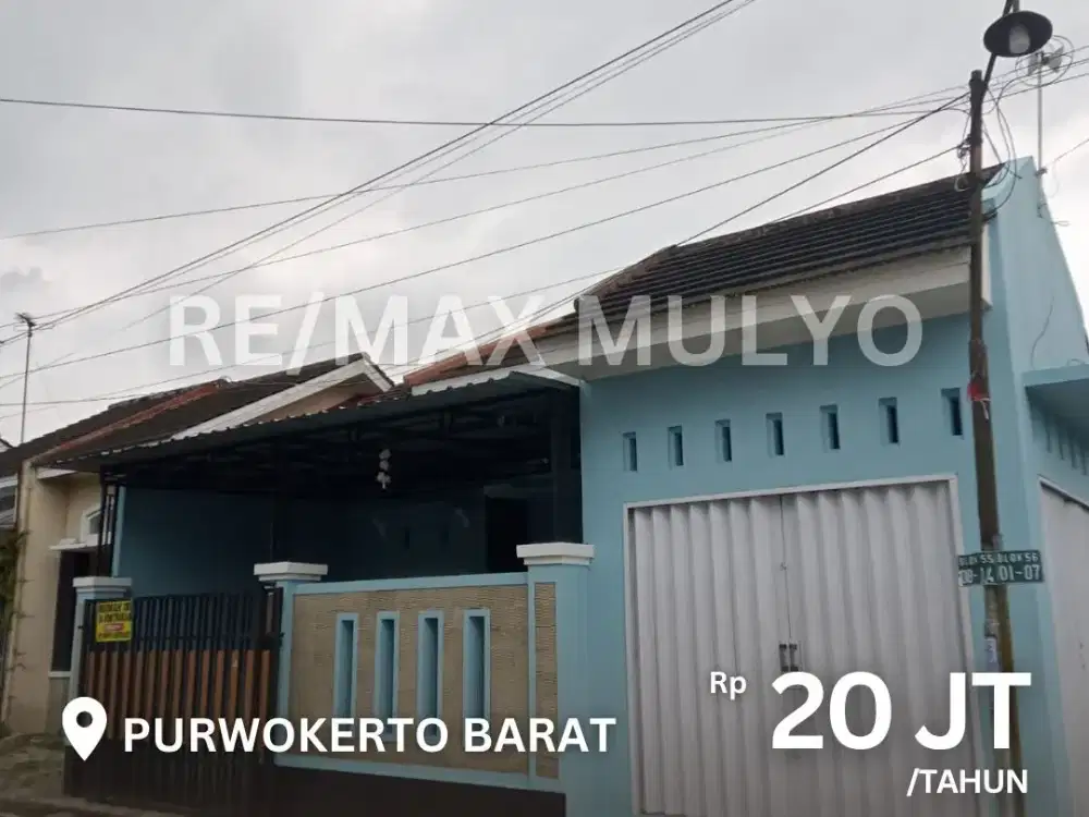 Disewakan Rumah Siap Huni dan Tempat Usaha Area Purwokerto Barat