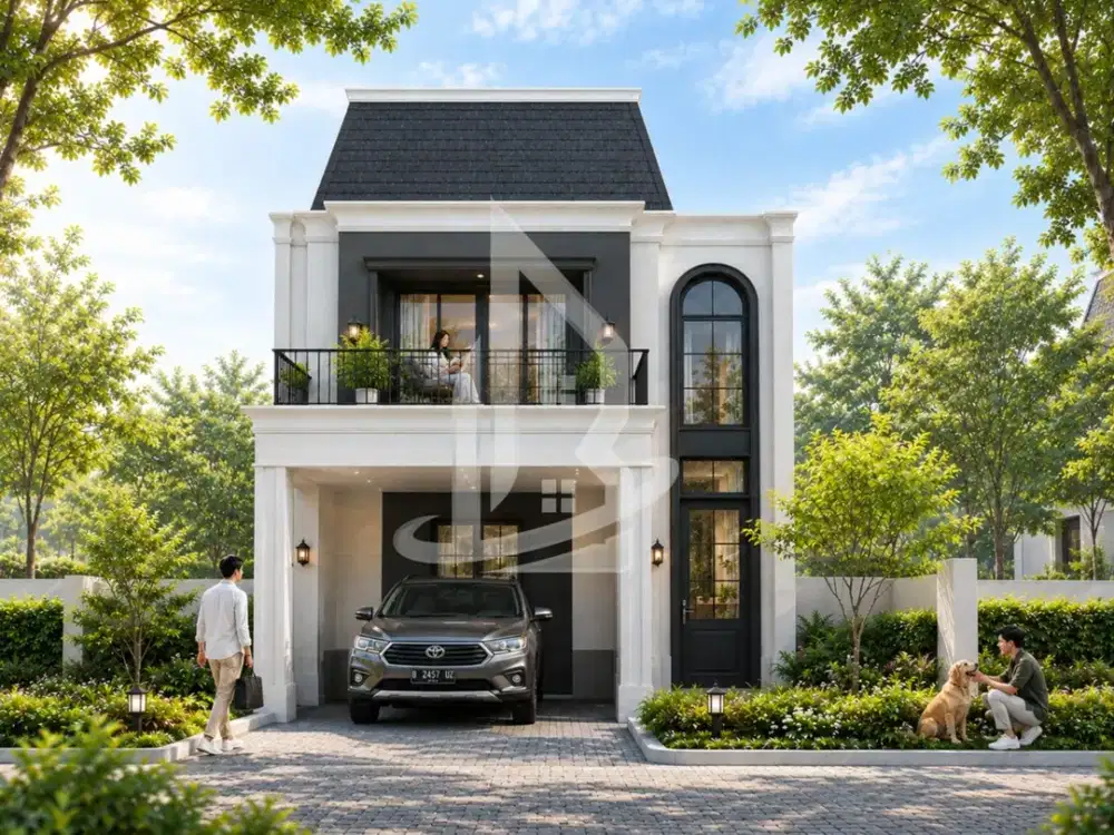 Lebih Klasik Estetik, Rumah American 2 Lantai 600 JT An di Klaten