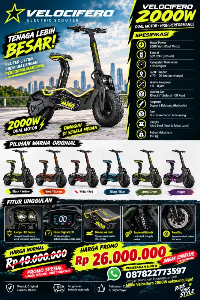 Velocifero 2000 W