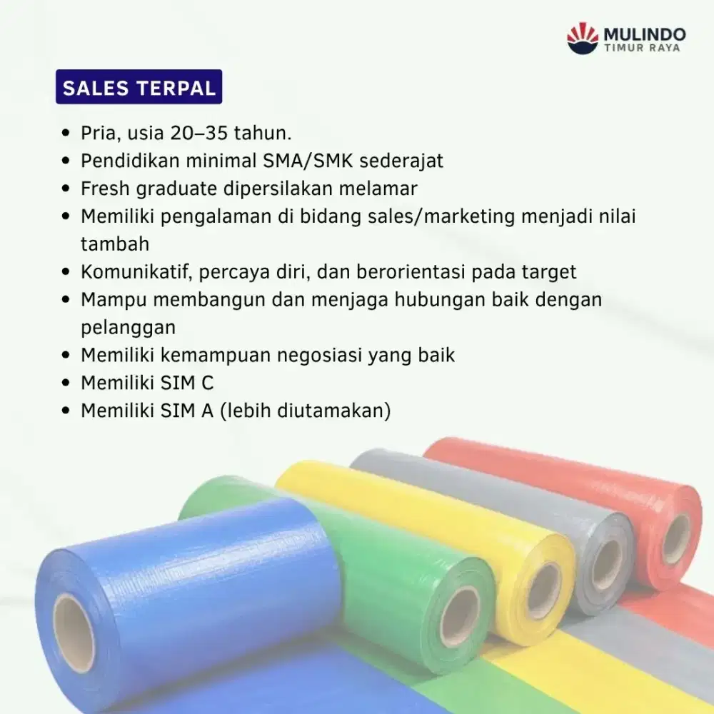 Dibutuhkan segera