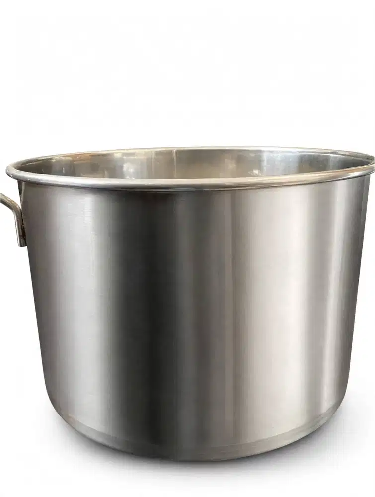 PANCI STOCK POT STAINLESS JUMBO 40-50 LITER