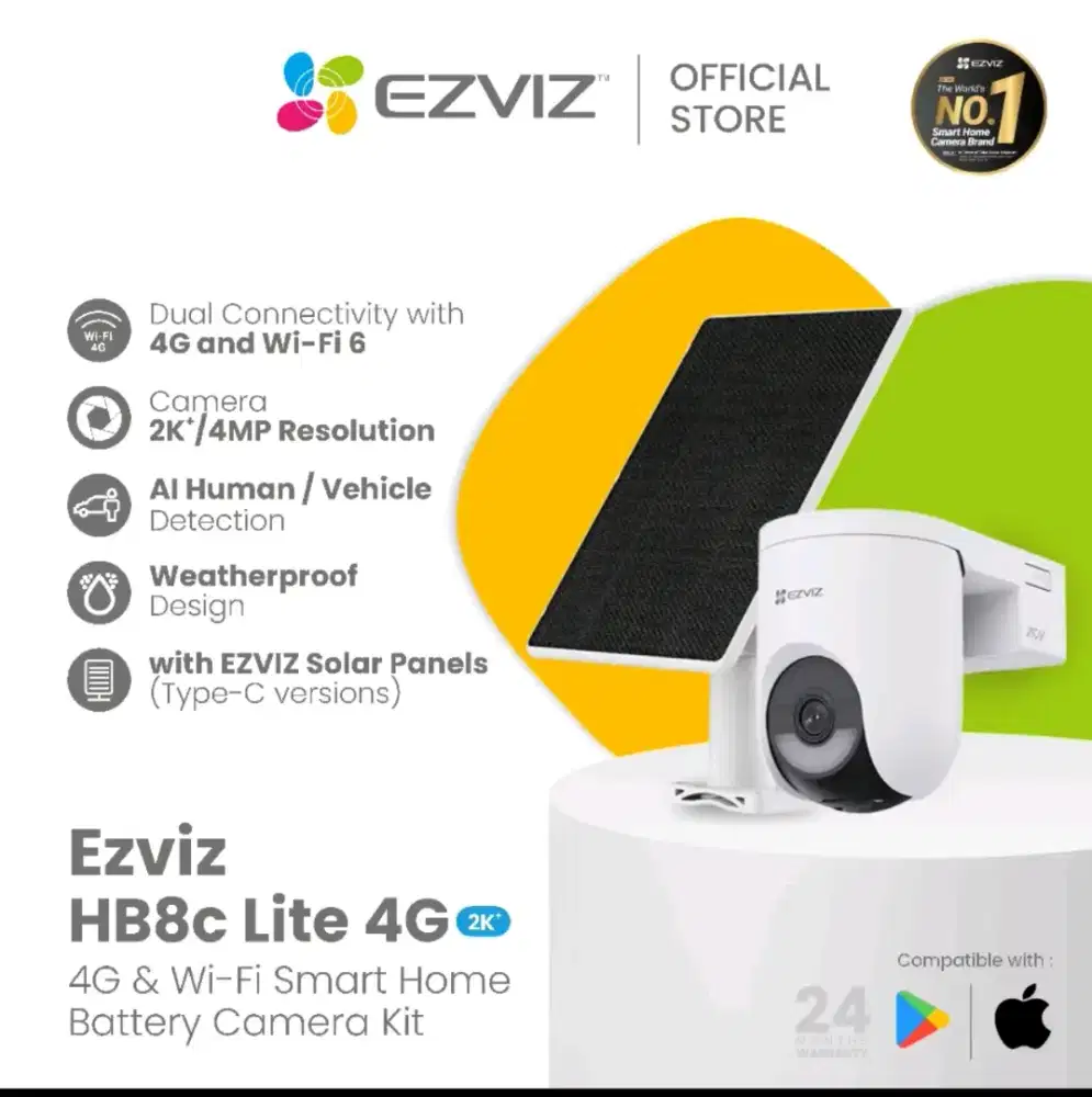 EZVIZ HB8C Lite 4G & Wifi CCTV