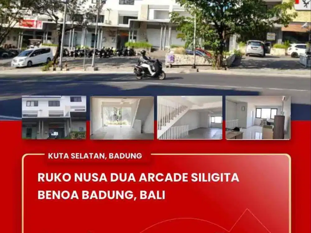 DIJUAL RUKO STRATEGIS 3 LANTAI DAERAH NUSA DUA BALI