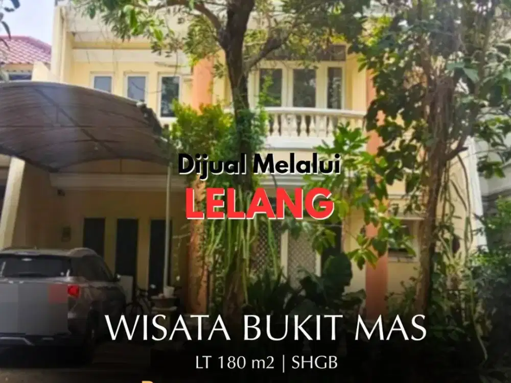 HOT ITEM LELANG! Dijual rumah wisata bukit mas cluster alexandria
