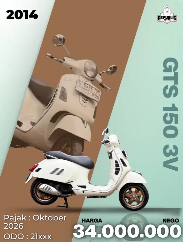 PIAGGIO VESPA GTS 150 3V